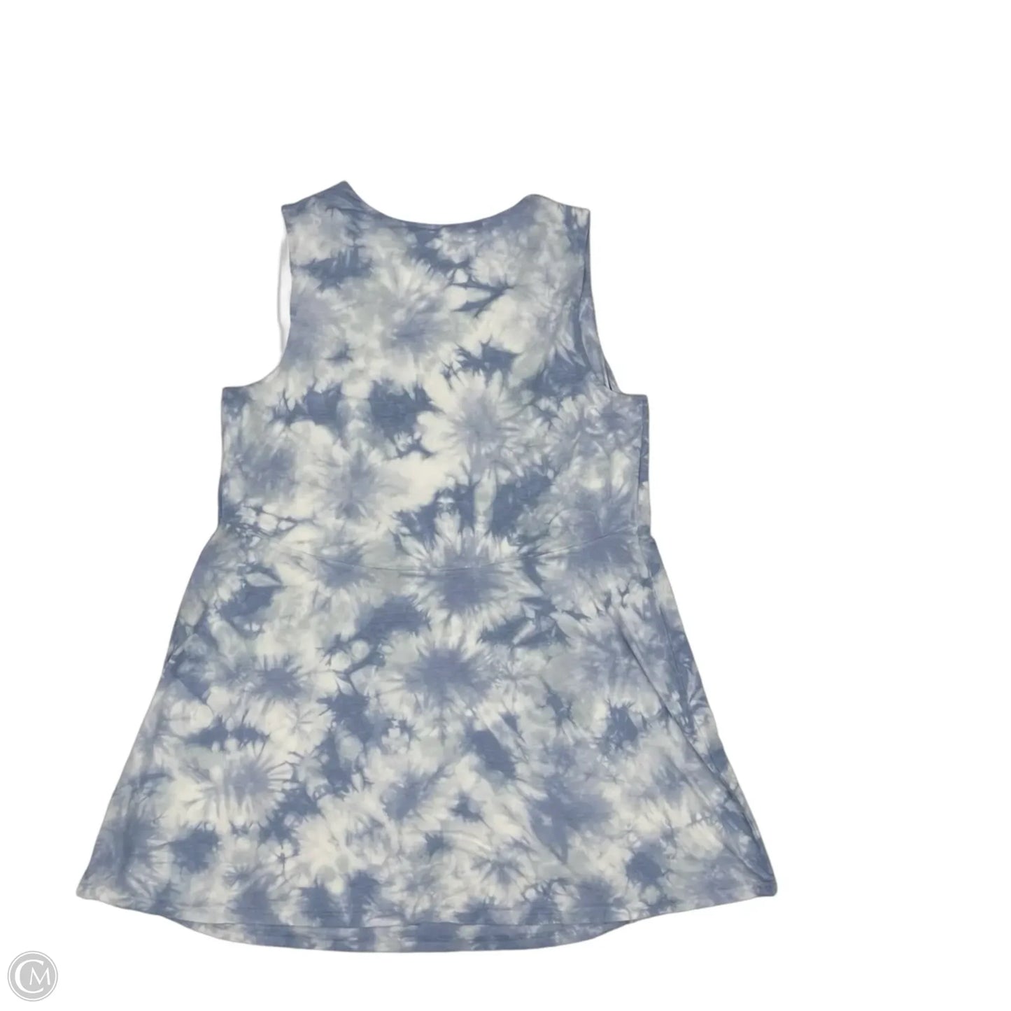 Dress Casual Short By Te Verde In Blue & White, Size: 1x