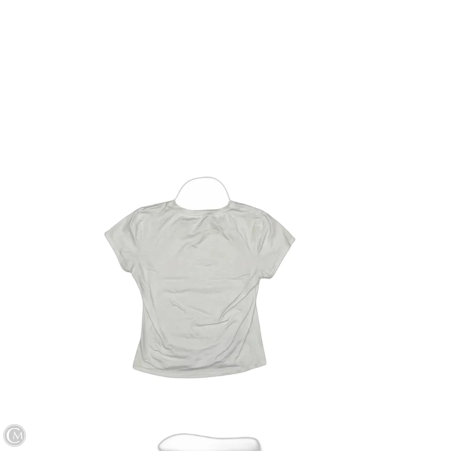Top Short Sleeve Basic By Clothes Mentor In White, Size: L