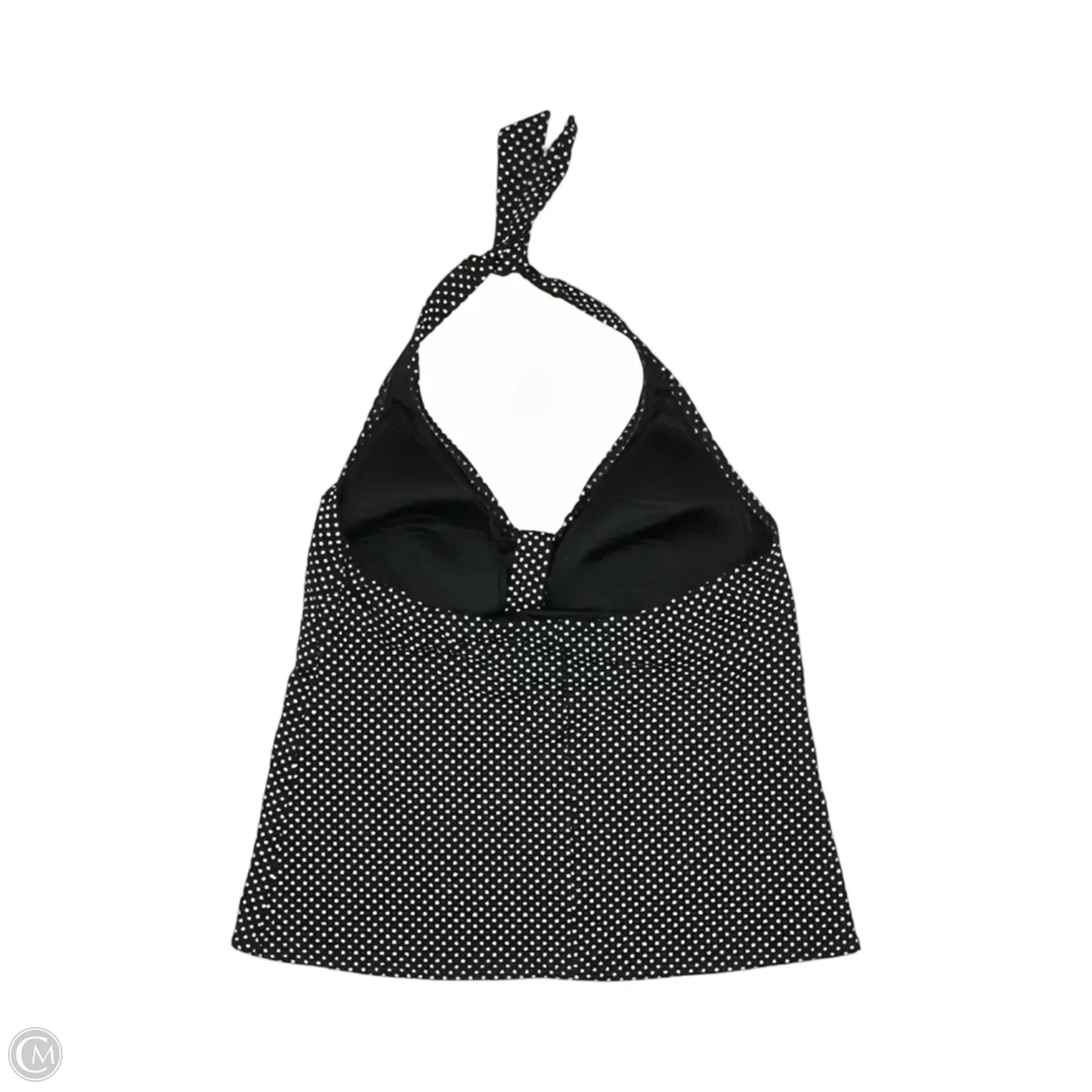 Swimsuit Top By Lands End In Black & White, Size: 14