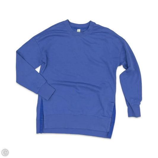 Sweatshirt Collar By Green Tea In Blue, Size: S