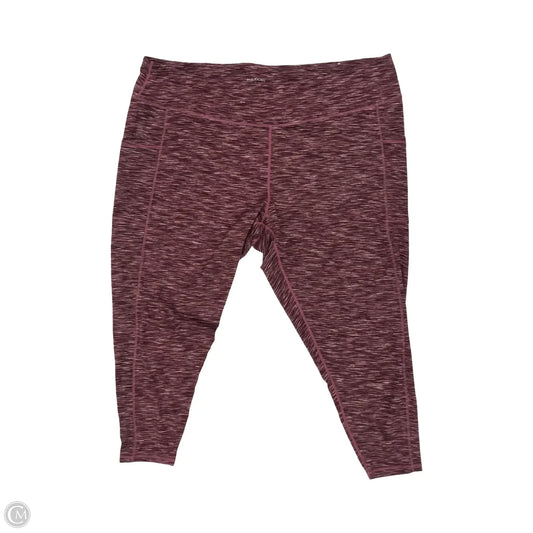 Athletic Pants By Maurices In Red, Size: 4x