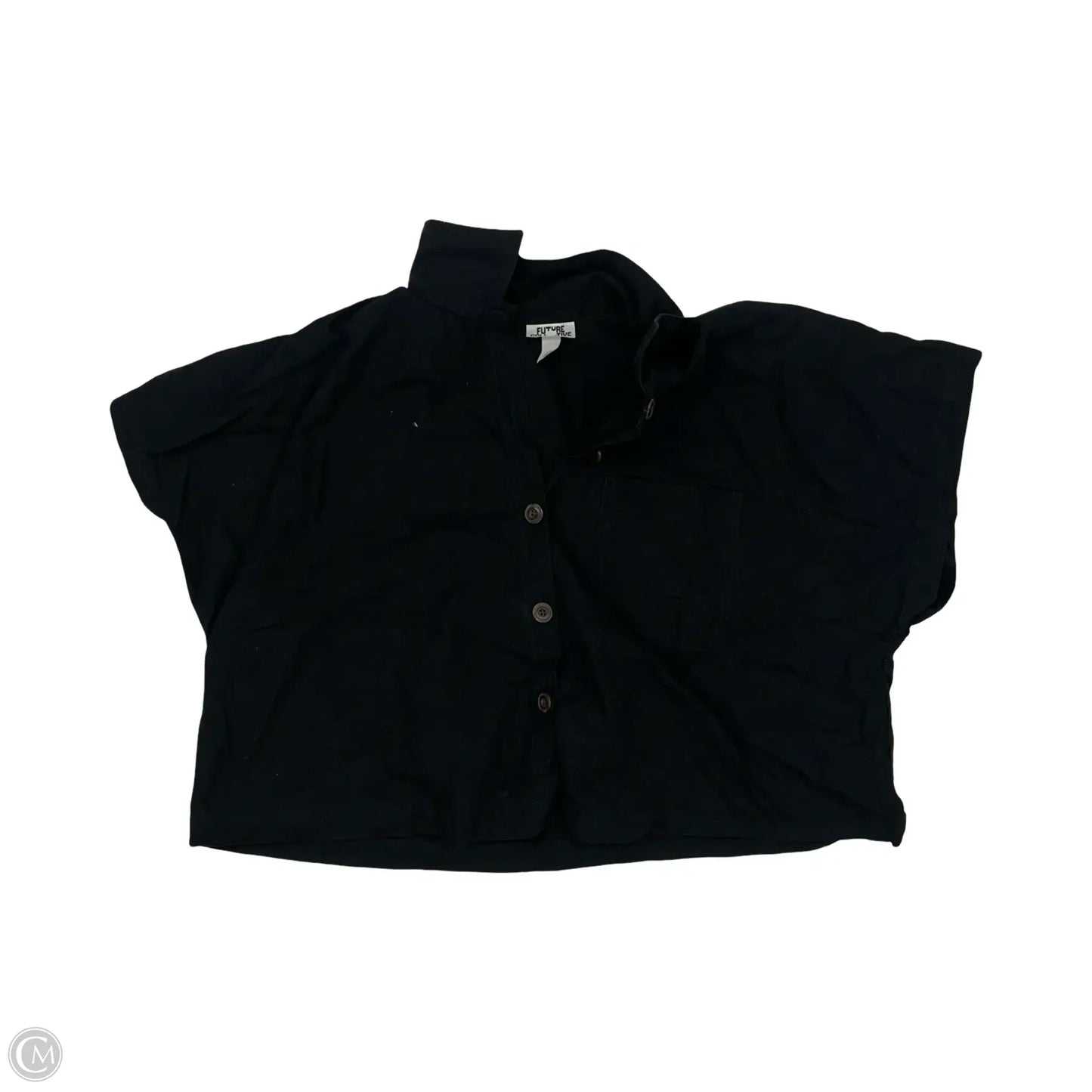 Top Short Sleeve By Future Collective In Black, Size: Xxl