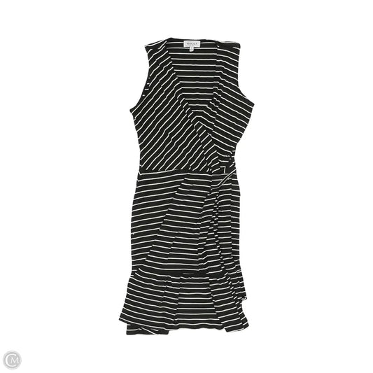 Dress Casual Midi By Gilli In Black & White, Size: Xl