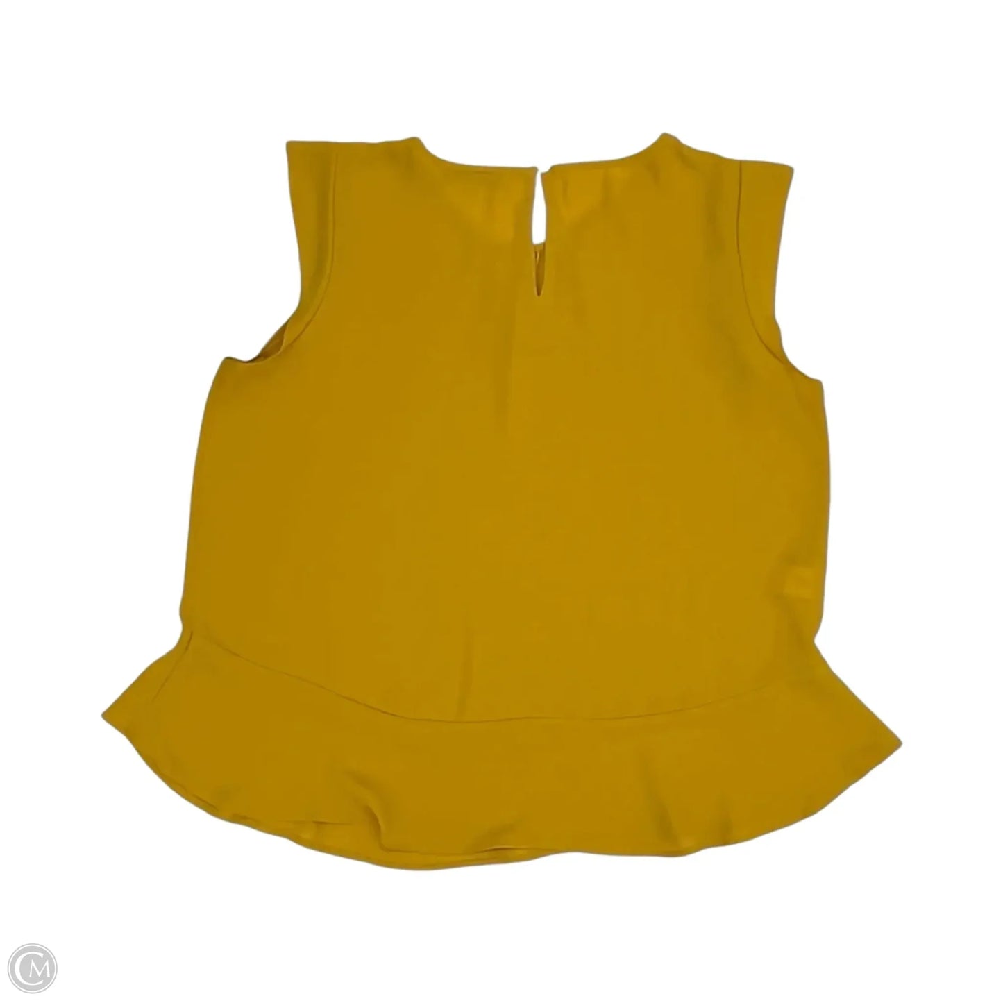 Blouse Sleeveless By Loft In Yellow, Size: M