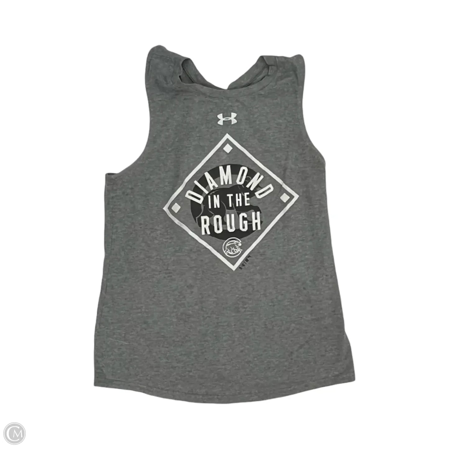 Athletic Tank Top By Under Armour In Grey, Size: M