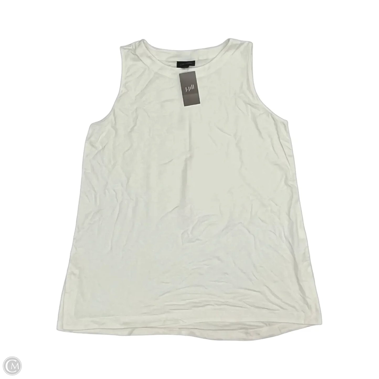 Blouse Sleeveless By J. Jill In Cream, Size: M