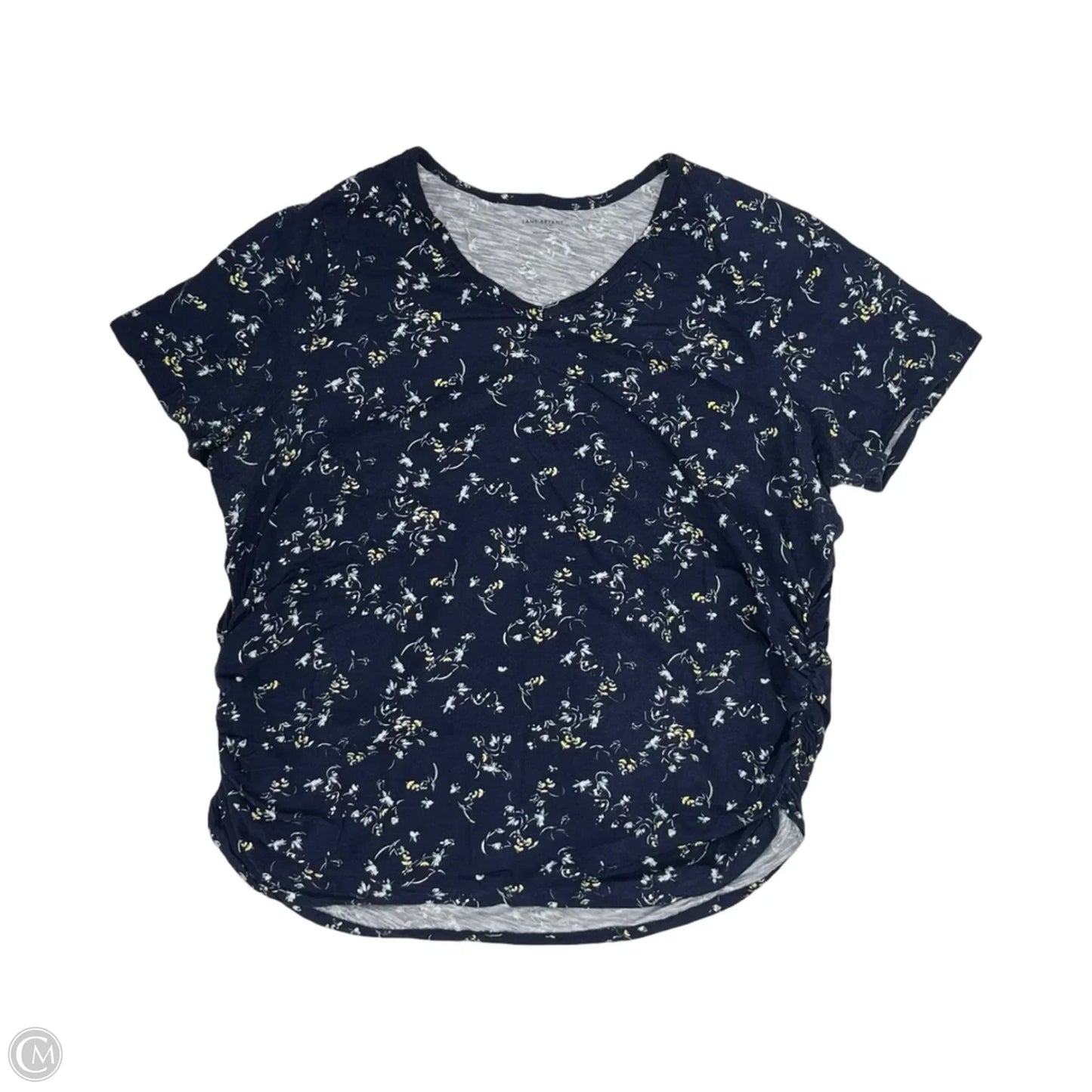 Top Short Sleeve By Lane Bryant In Blue, Size: 3x