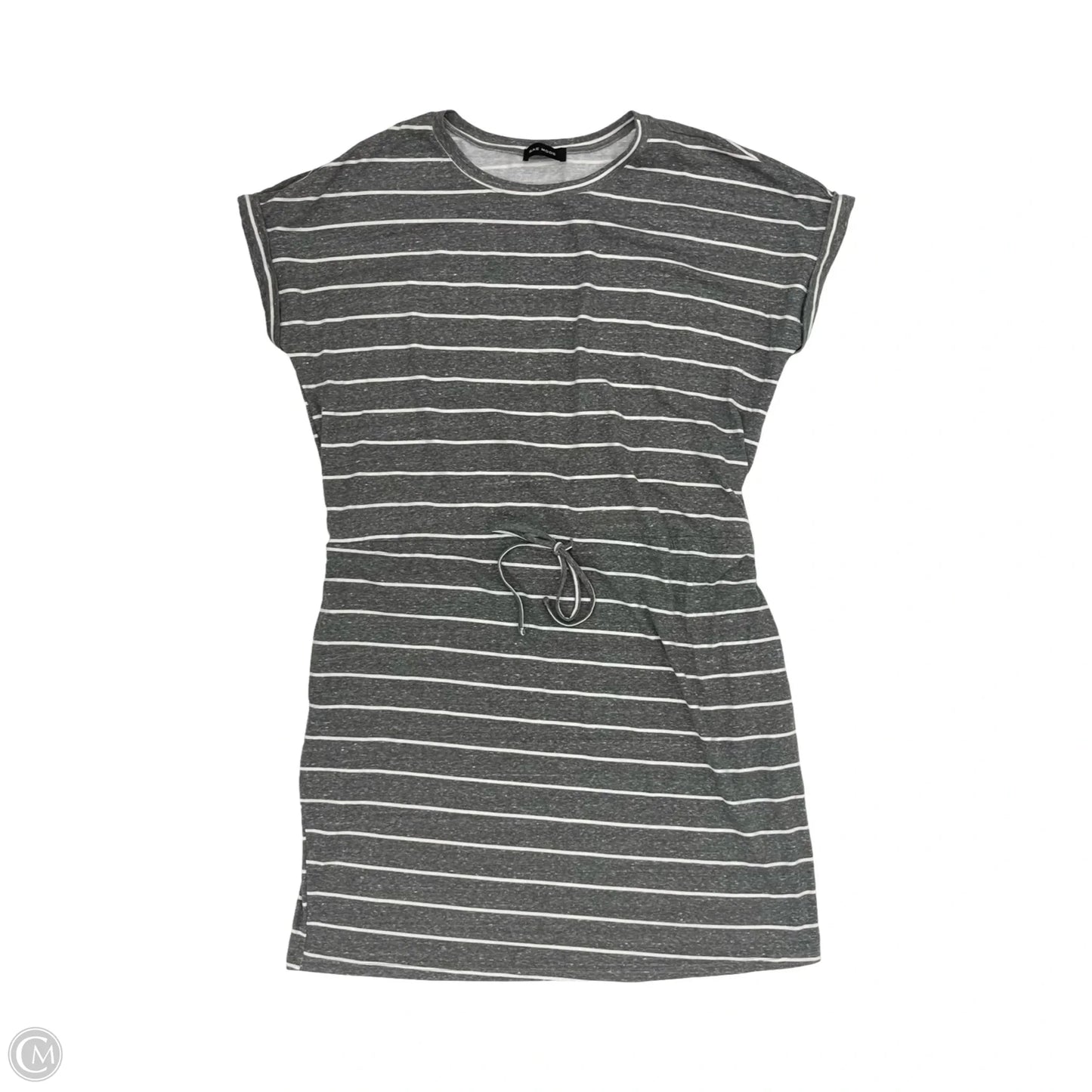 Dress Casual Midi By Rae Mode In Grey & White, Size: 3x