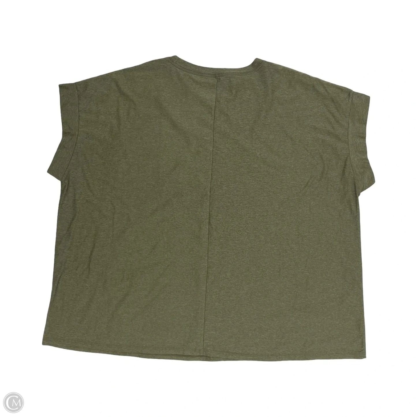 Athletic Top Short Sleeve By Livi Active In Green, Size: 3x