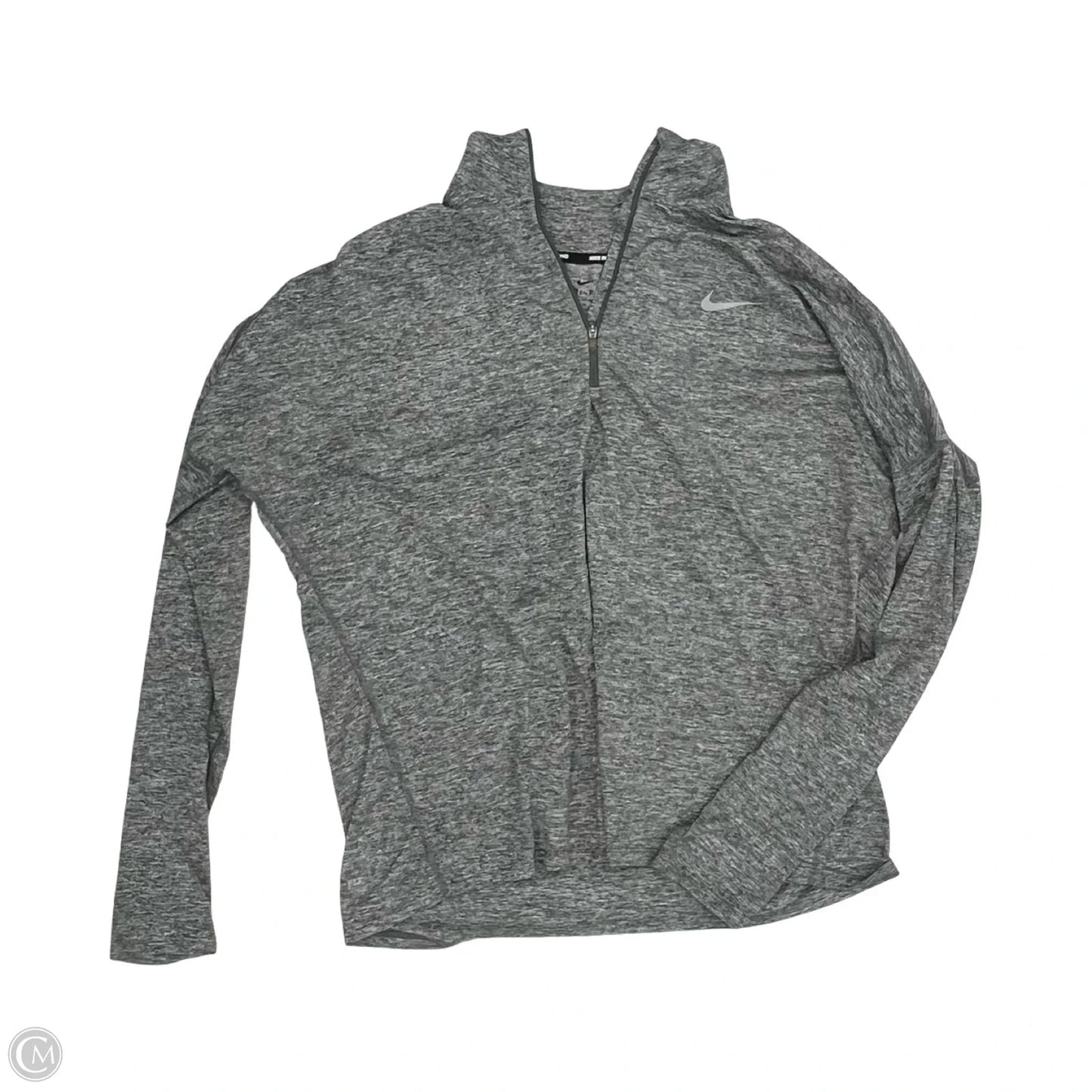 Athletic Jacket By Nike In Grey, Size: Xl