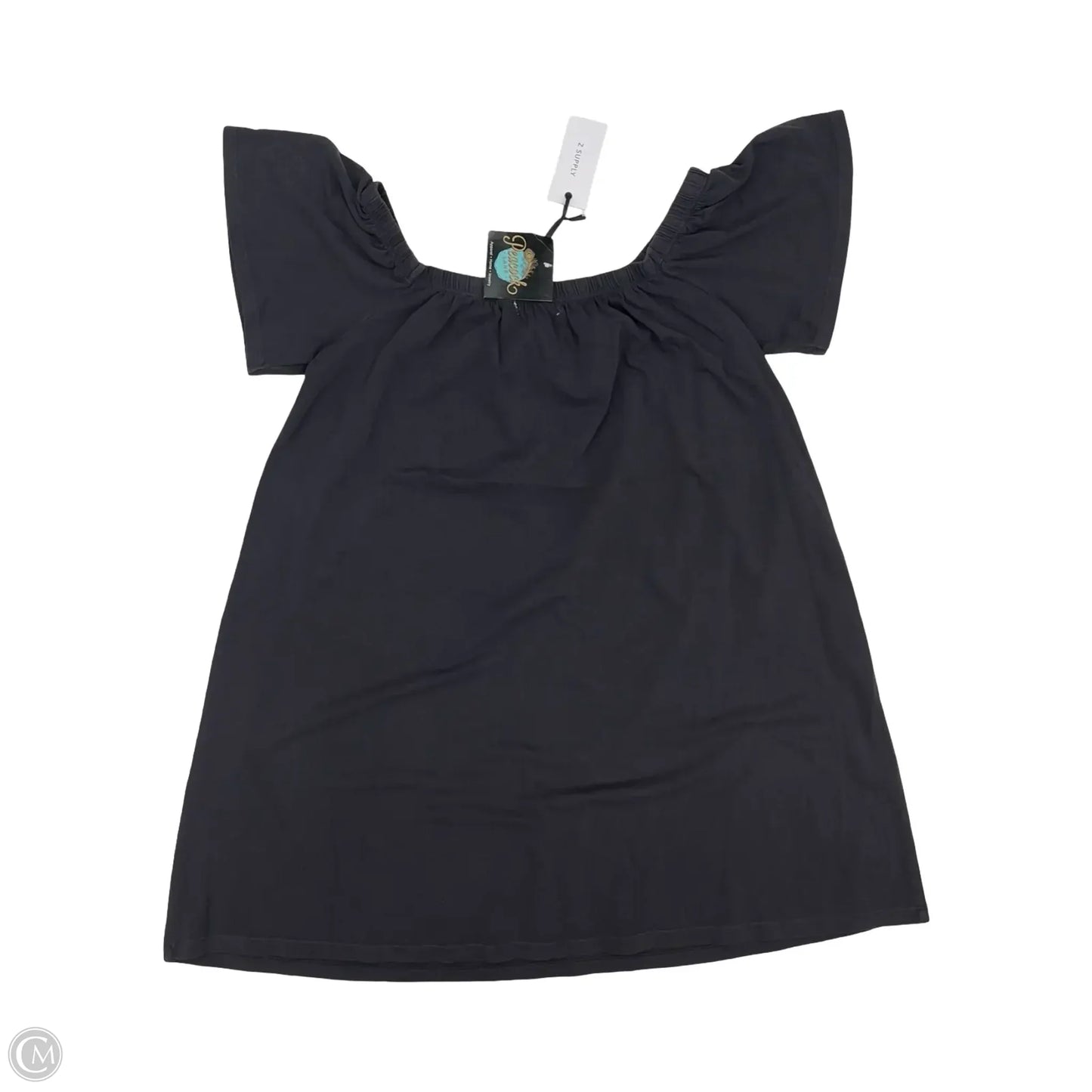 Tunic Short Sleeve By Z Supply In Grey, Size: S
