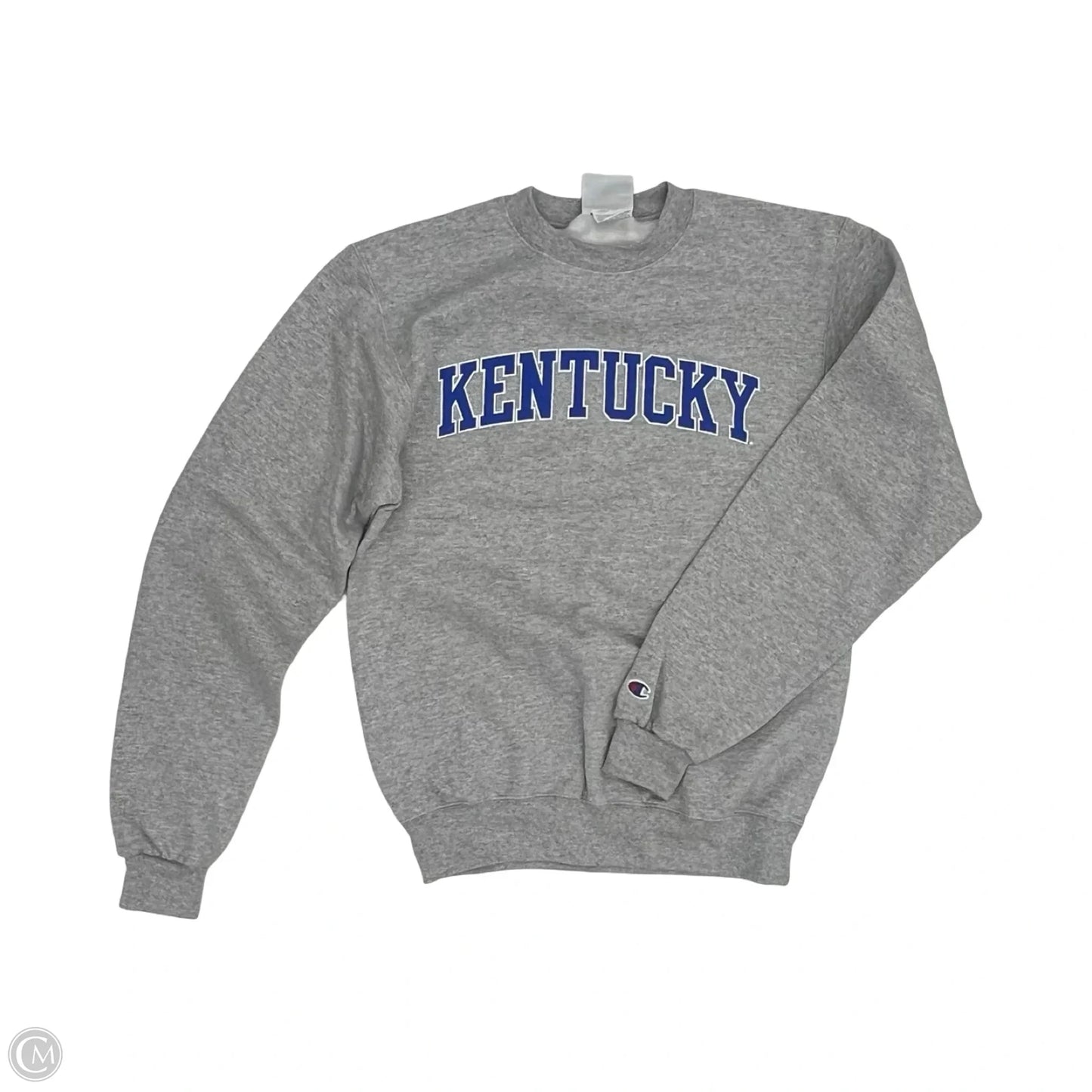 Athletic Sweatshirt Crewneck By Champion In Grey, Size: S