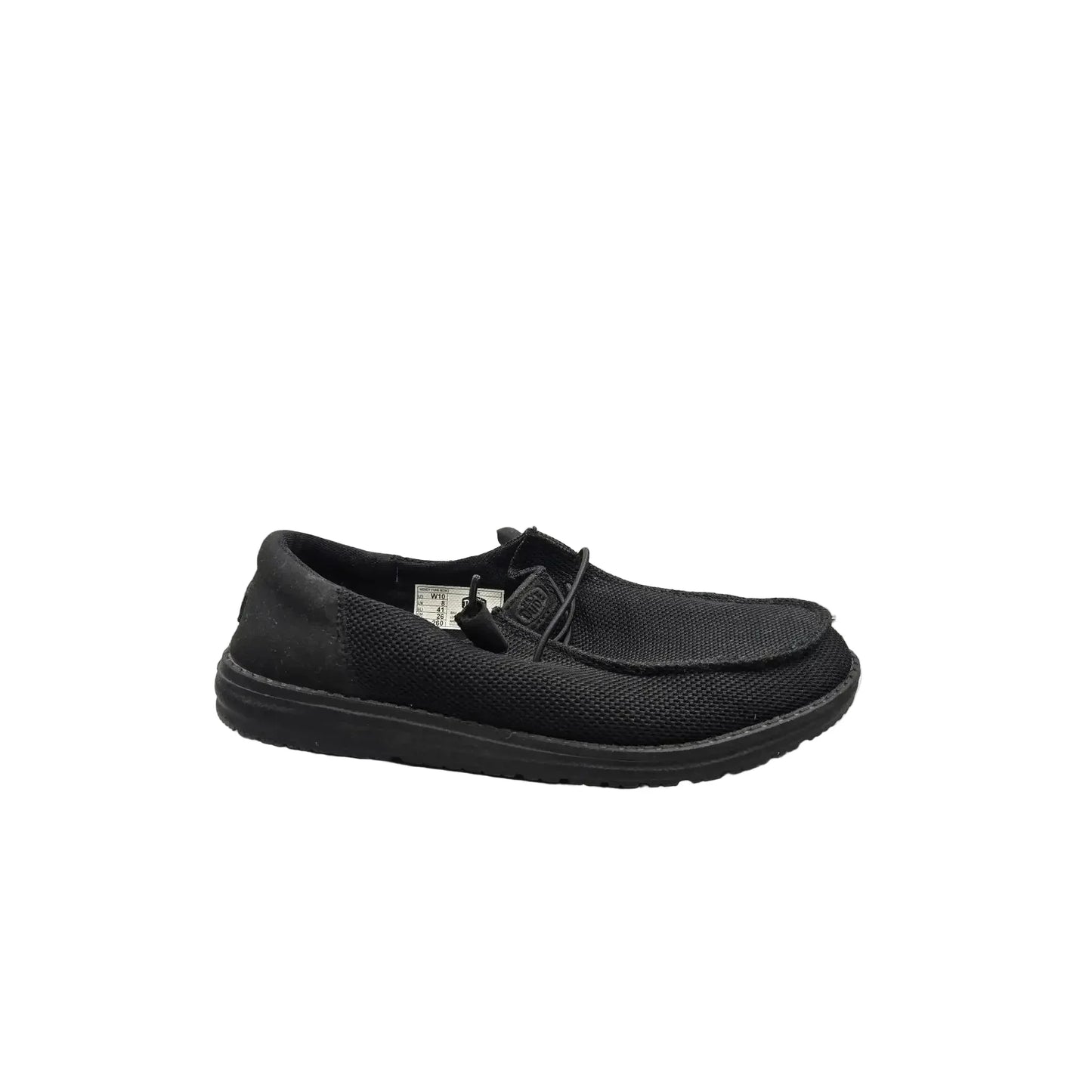 Shoes Flats By Hey Dude In Black, Size: 10