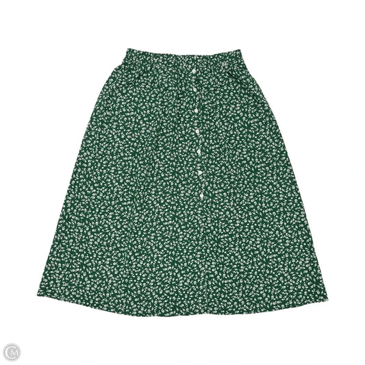 Skirt Maxi By Shein In Green, Size: 1x