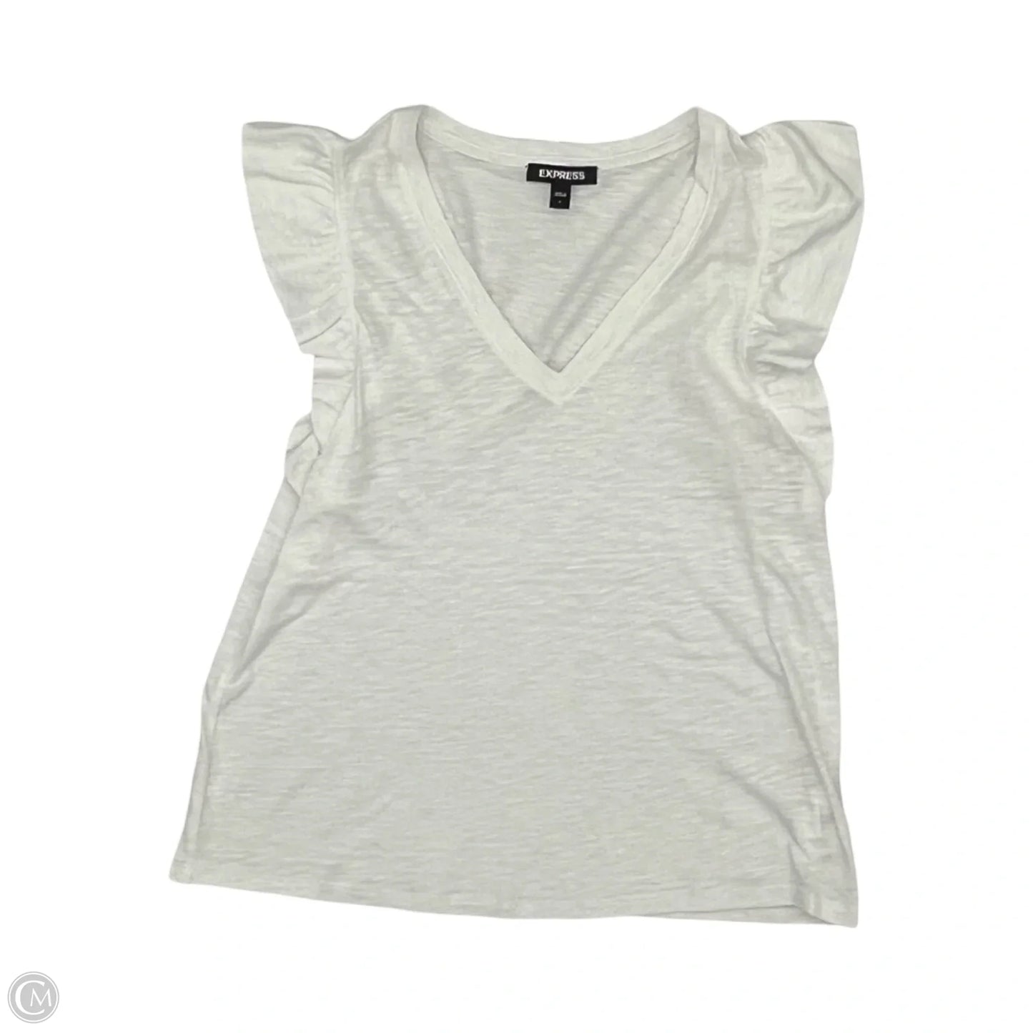 Top Sleeveless By Express In White, Size: S