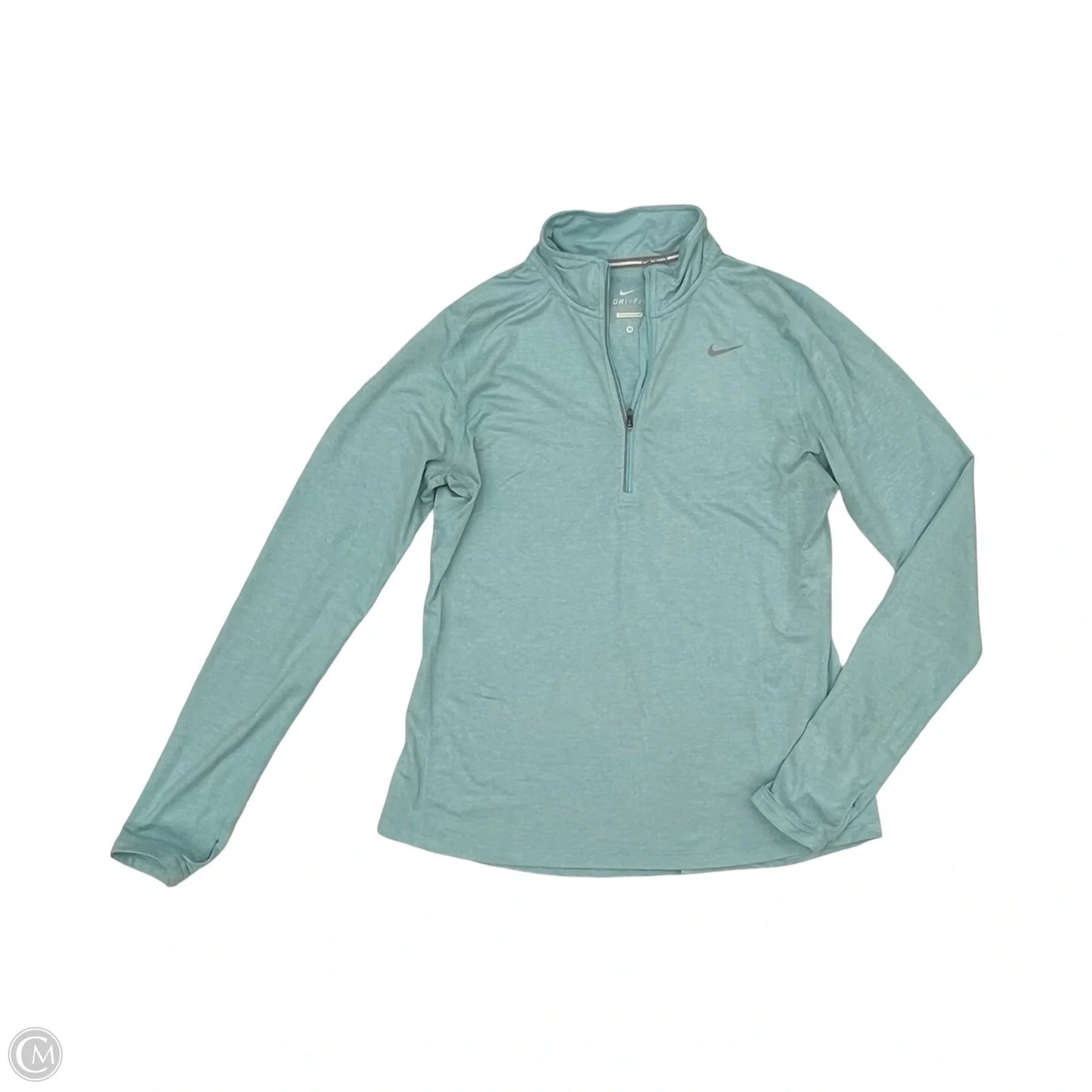 Athletic Jacket By Nike In Blue, Size: M