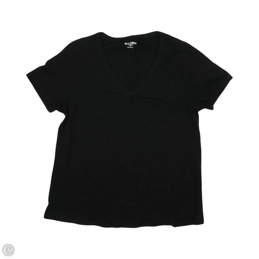 Top Short Sleeve Basic By Old Navy In Black, Size: Xs