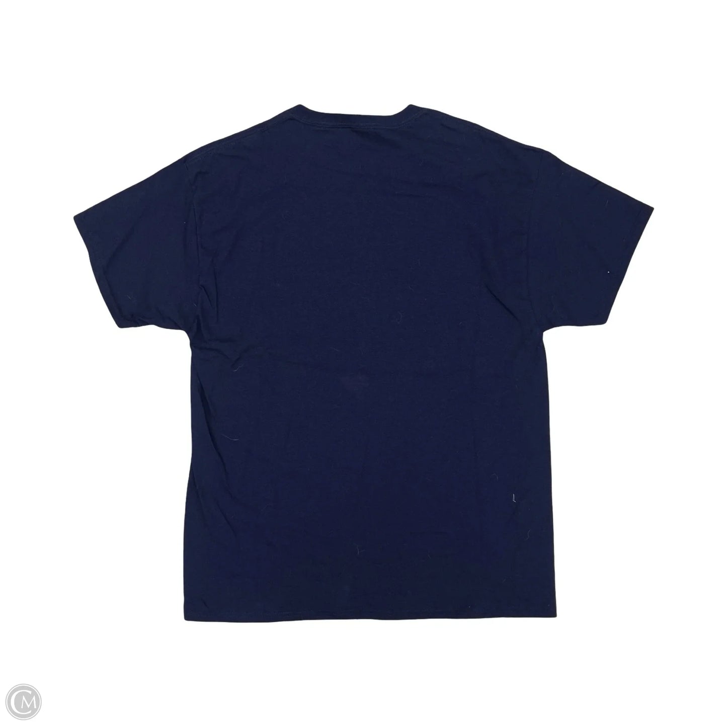 Athletic Top Short Sleeve By Clothes Mentor In Navy, Size: L