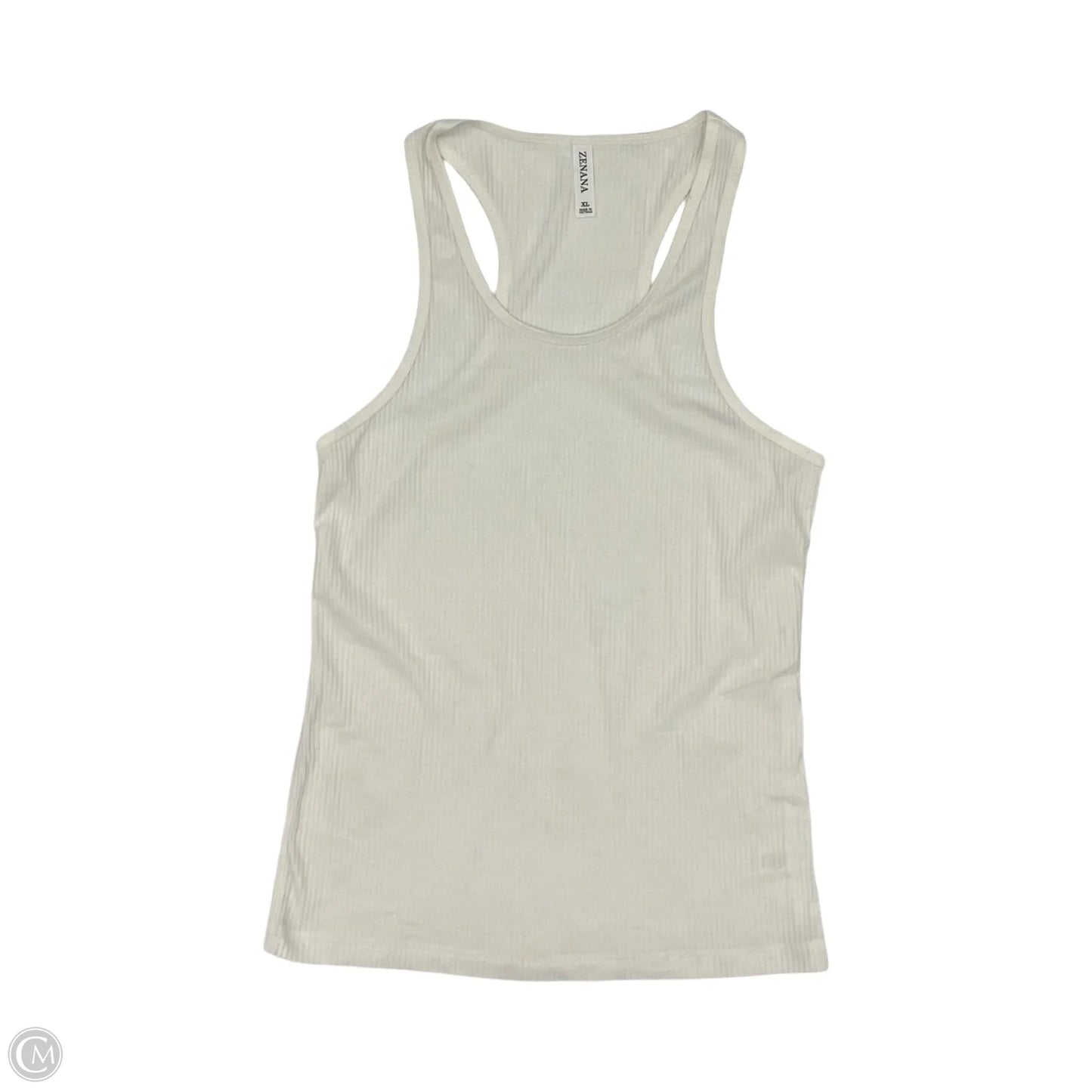 Tank Top By Zenana In Cream, Size: Xl