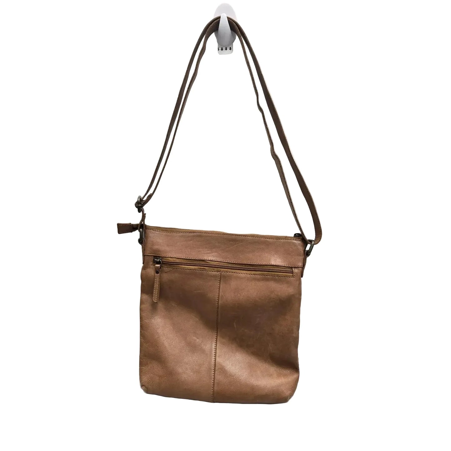 Crossbody Leather By Clothes Mentor, Size: Medium