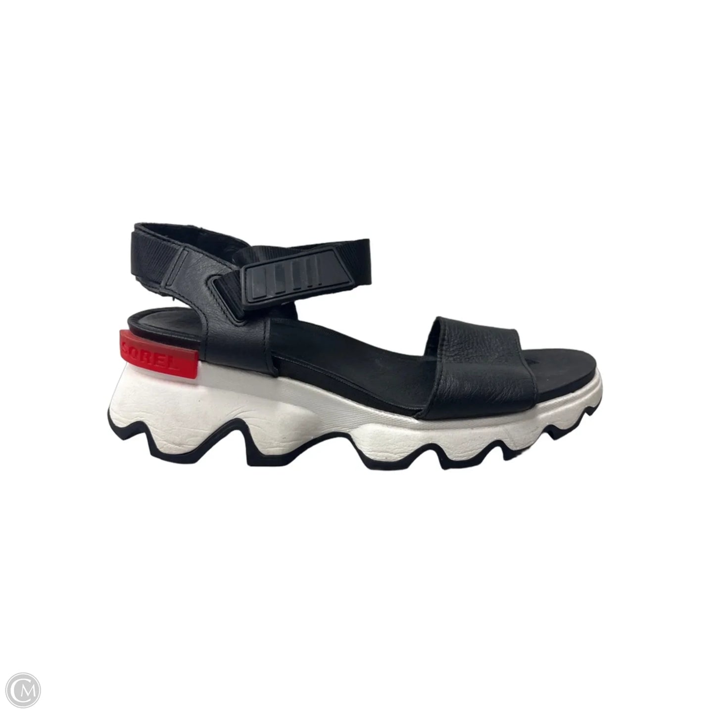 Sandals Flats By Sorel In Black, Size: 8