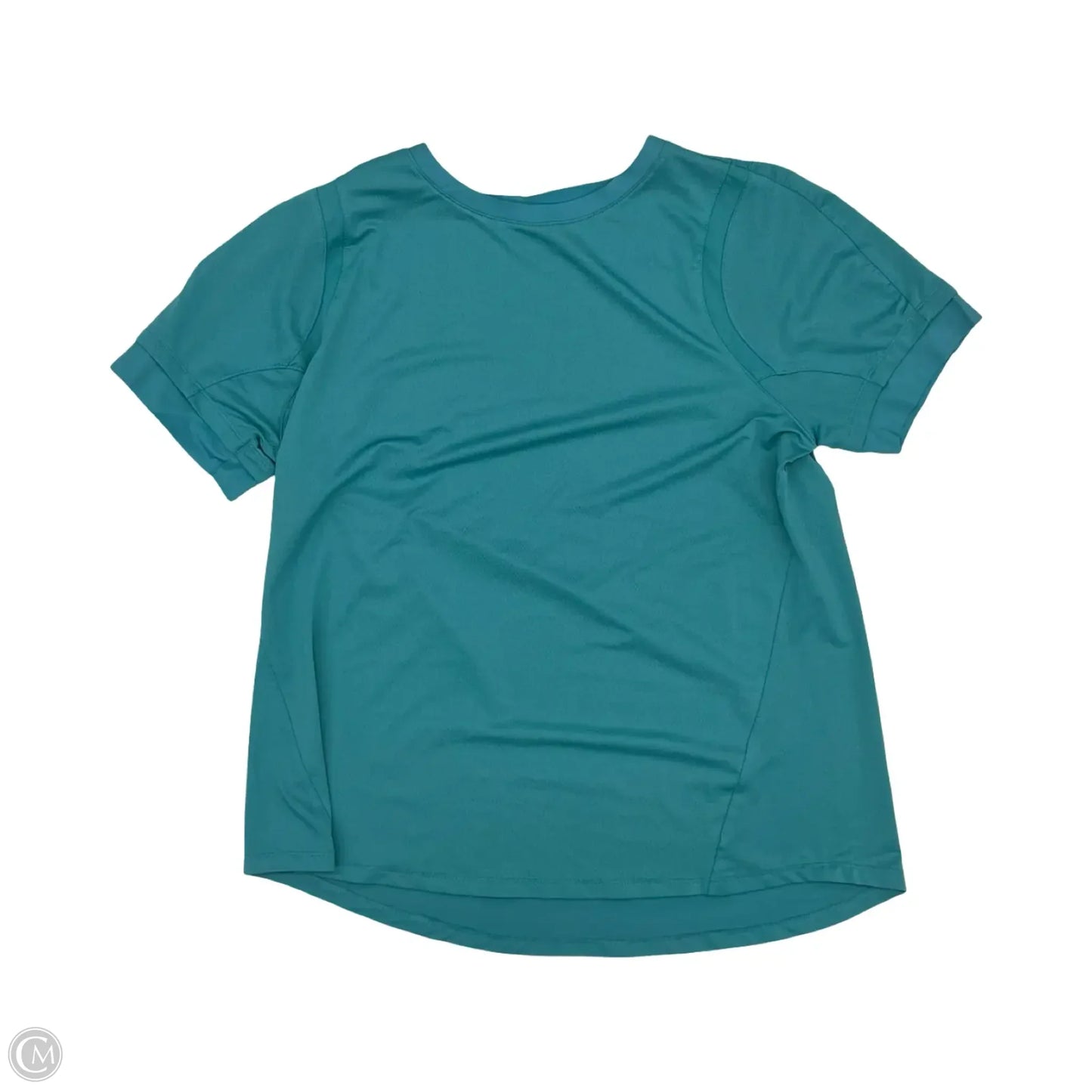 Athletic Top Short Sleeve By Avia In Teal, Size: L