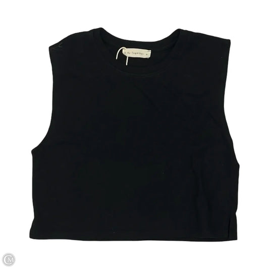 Top Sleeveless By By Together In Black, Size: M