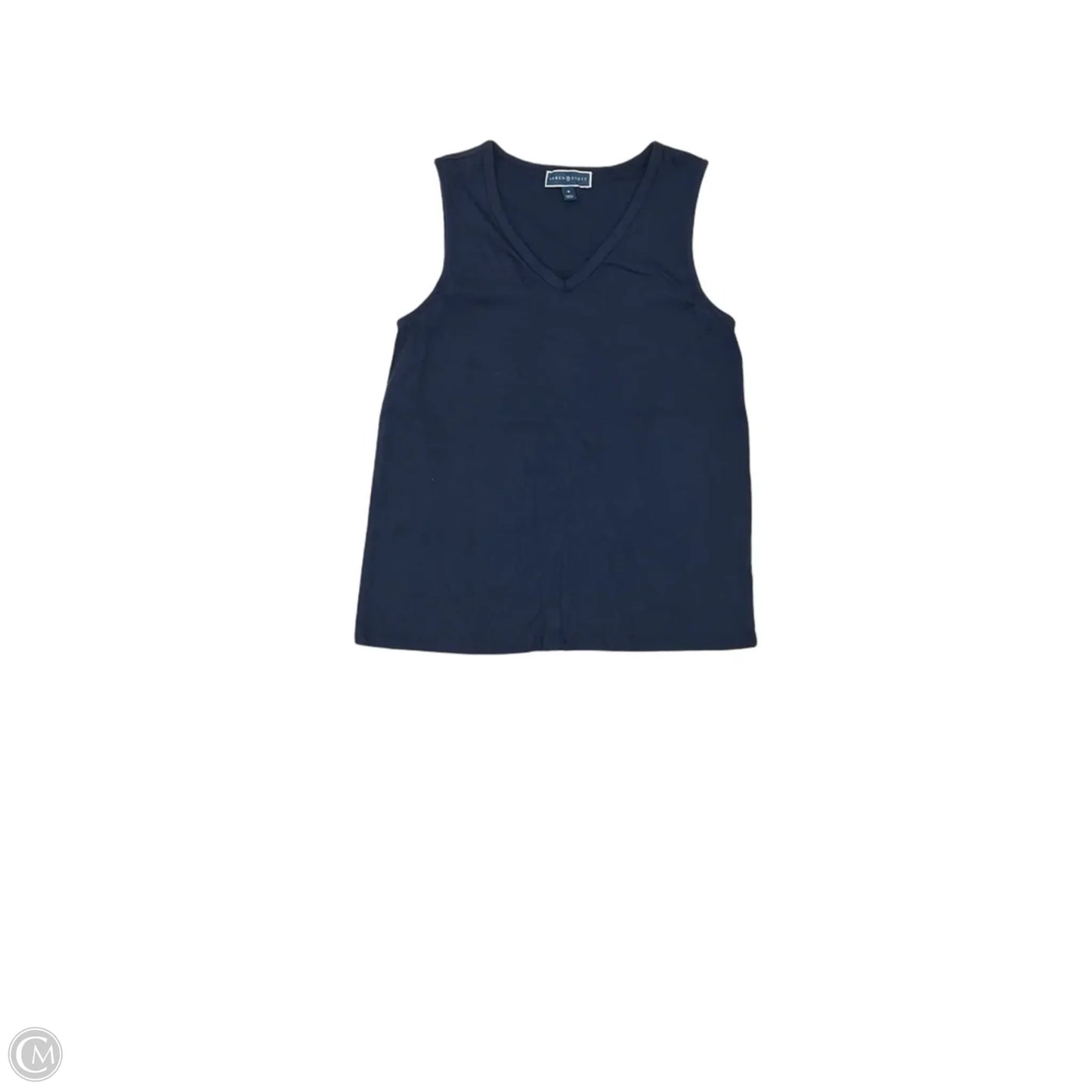 Top Sleeveless By Karen Scott In Blue, Size: M