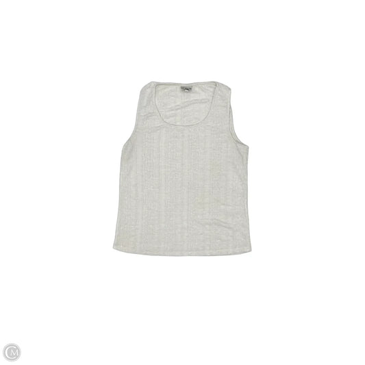 Top Sleeveless By Chicos In White, Size: L