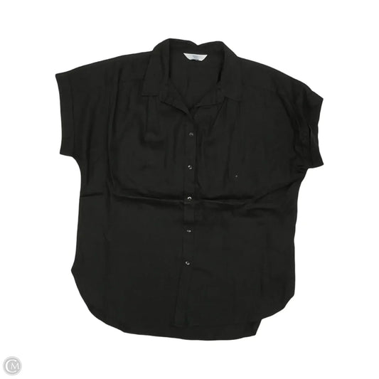 Top Short Sleeve By Time And Tru In Black, Size: M