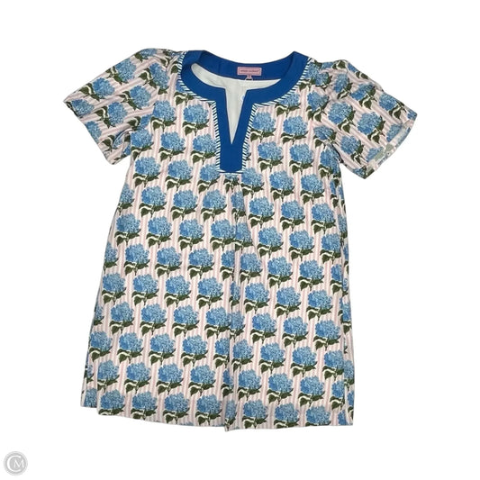 Dress Party Short By Simply Southern In Blue & Pink, Size: M