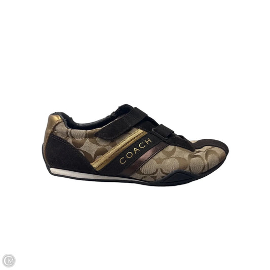 Shoes Designer By Coach In Brown, Size: 7.5