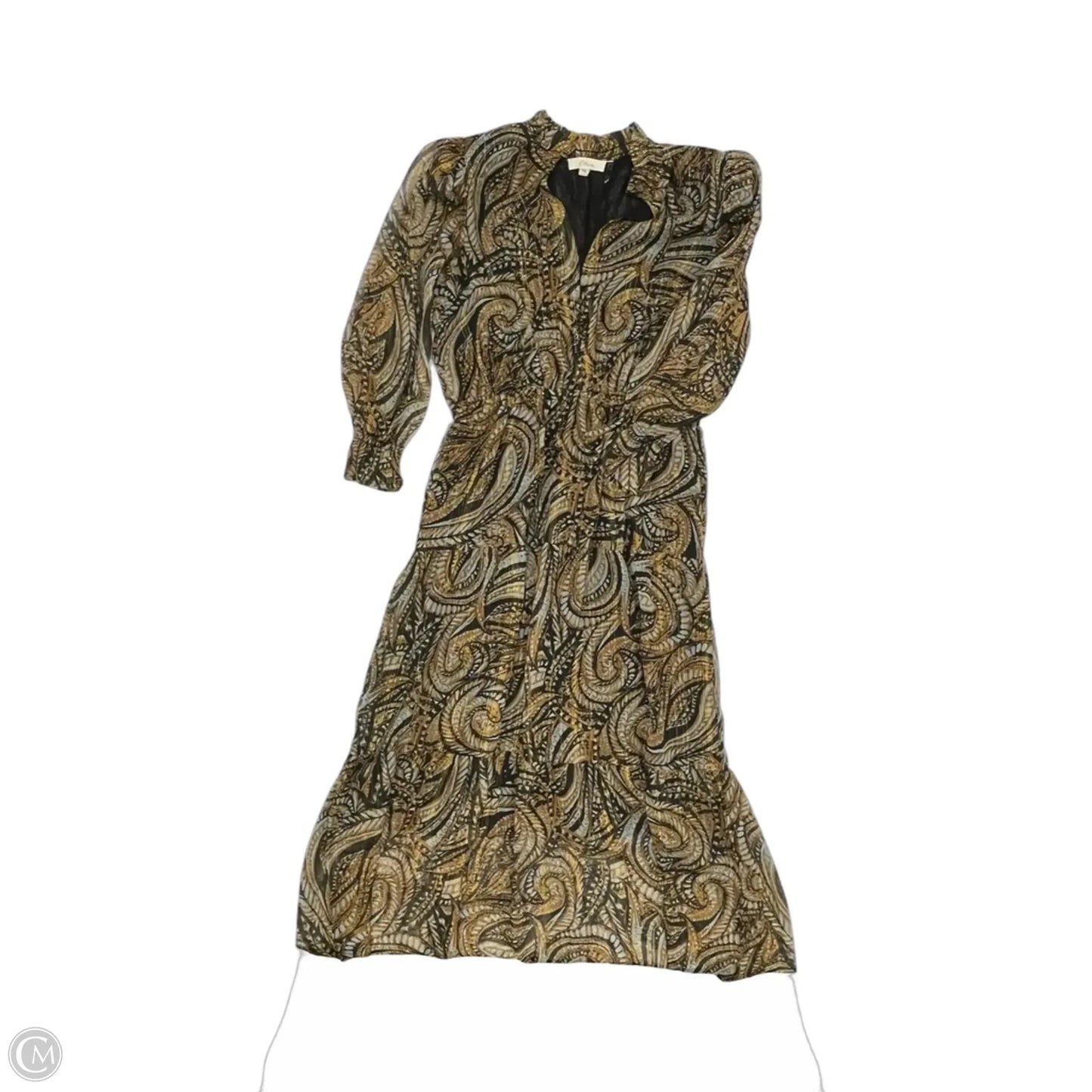 Dress Party Long By Elan In Blue & Brown, Size: Xs
