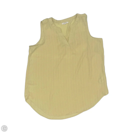 Blouse Sleeveless By Maurices In Yellow, Size: L