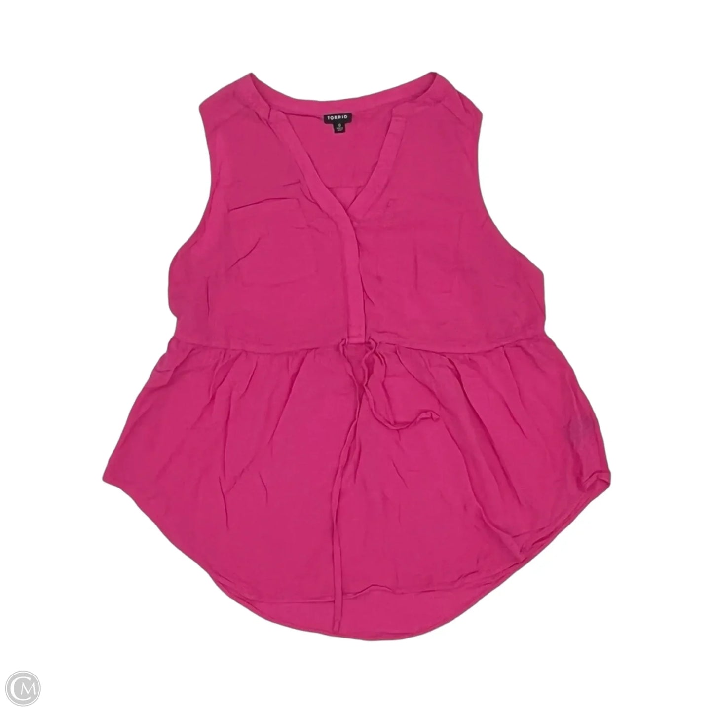 Top Sleeveless By Torrid In Pink, Size: L