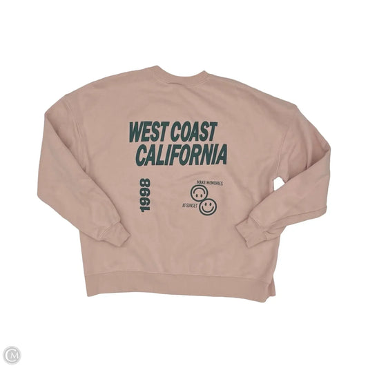 Sweatshirt Crewneck By Wild Fable In Pink, Size: Xs