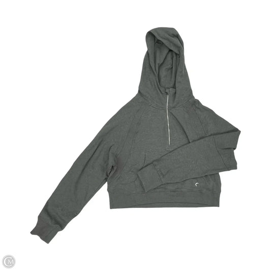Athletic Sweatshirt Hoodie By Zyia In Grey, Size: 2x