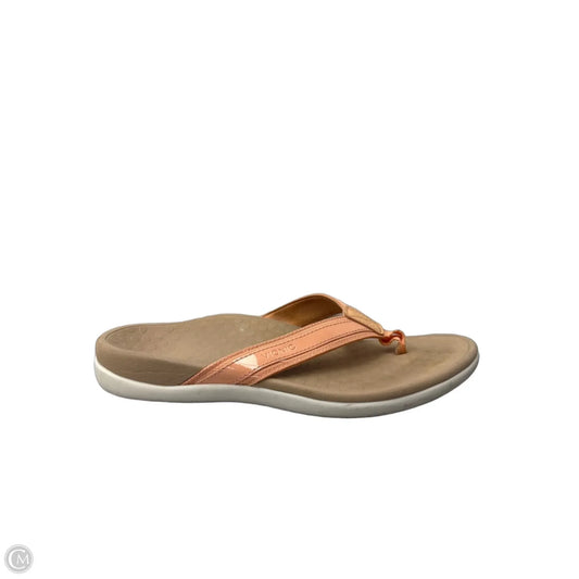 Sandals Flip Flops By Vionic In Tan, Size: 6