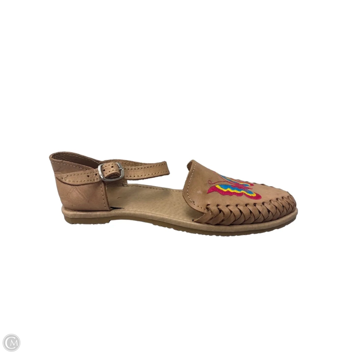 Shoes Flats By Clothes Mentor In Tan, Size: 9