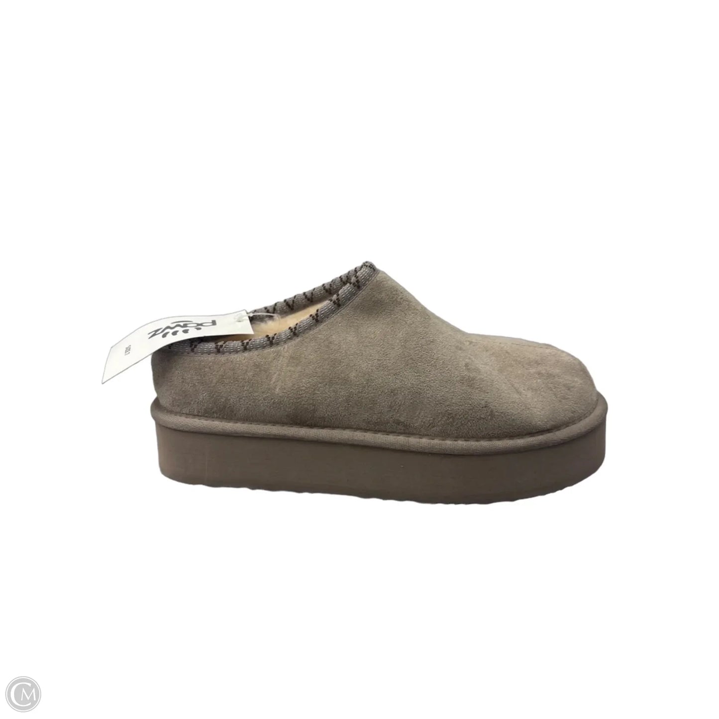Shoes Heels Platform By Clothes Mentor In Tan, Size: 7