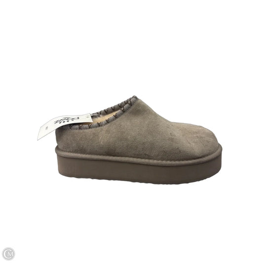 Shoes Heels Platform By Clothes Mentor In Tan, Size: 7