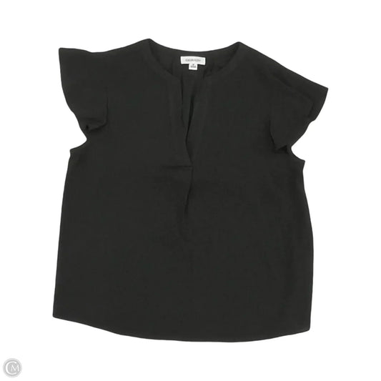 Blouse Sleeveless By Calvin Klein In Black, Size: M