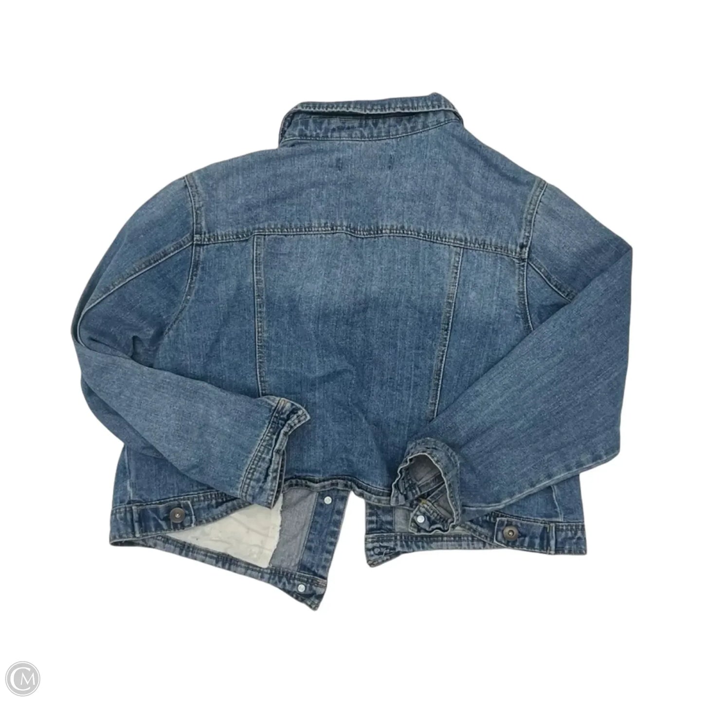 Jacket Denim By Ava & Viv In Blue Denim, Size: 1x