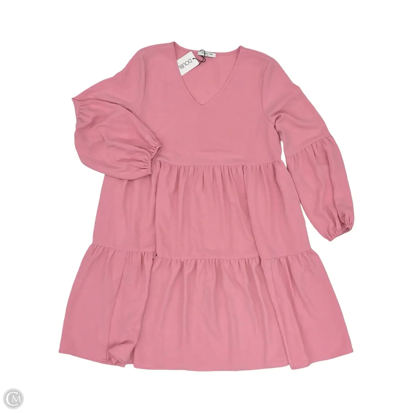 Dress Casual Midi By Clothes Mentor In Pink, Size: S