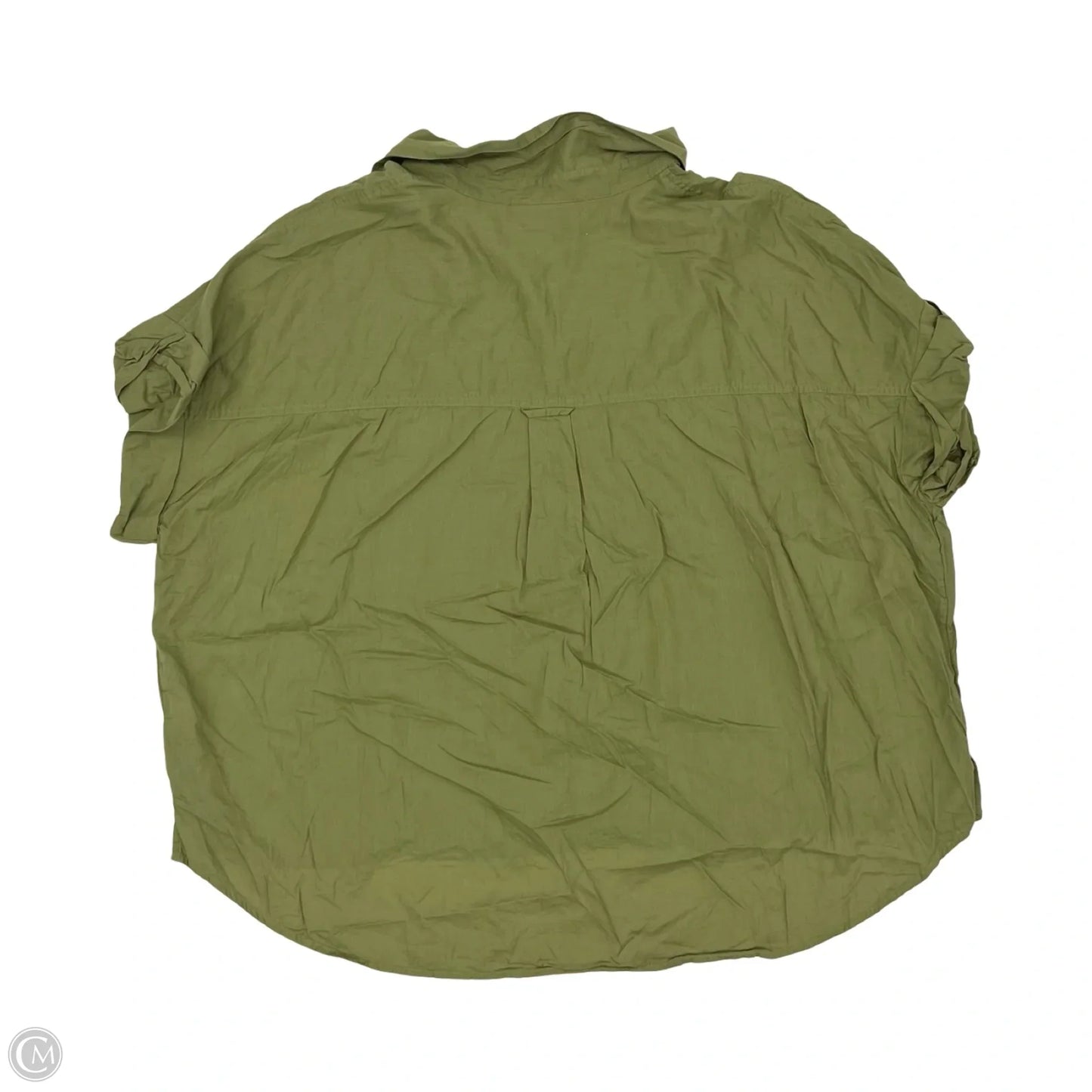 Top Short Sleeve By Lane Bryant In Green, Size: 3x