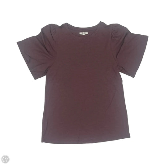 Top Short Sleeve By Maurices In Purple, Size: Xs