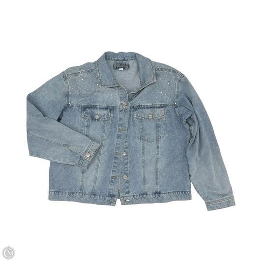 Jacket Denim By Maurices In Blue Denim, Size: Xl