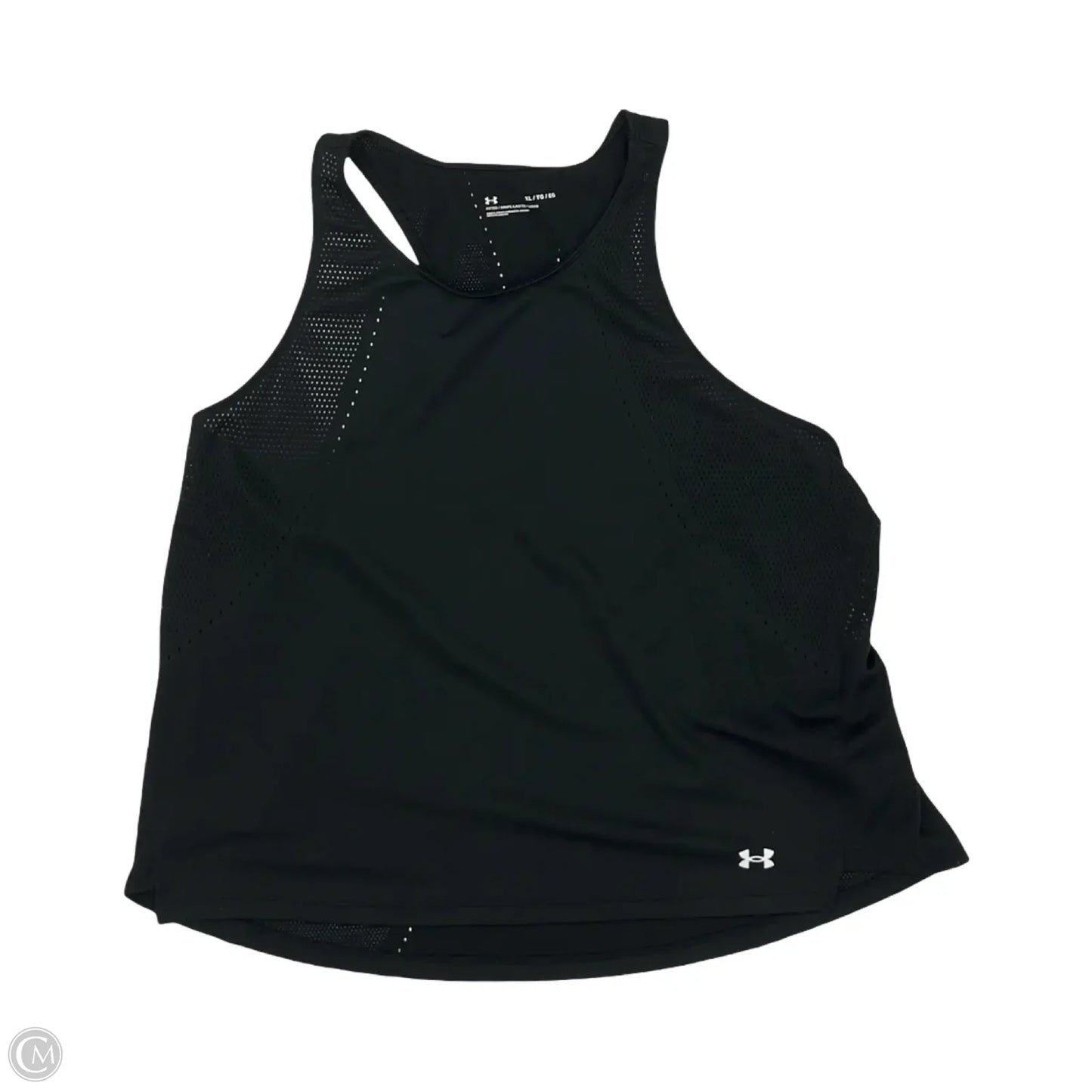 Athletic Tank Top By Under Armour In Black, Size: Xl