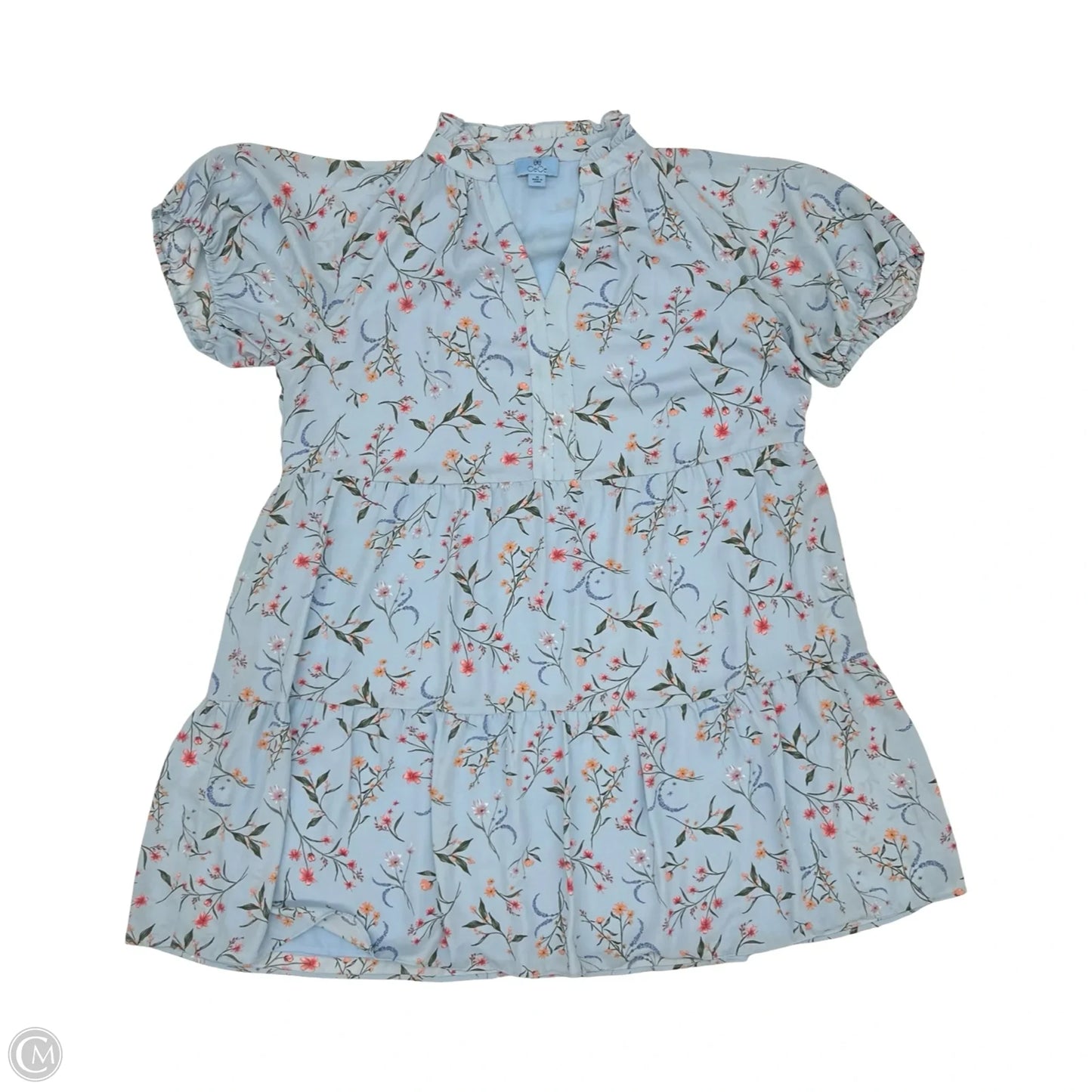 Dress Party Short By Cece In Blue, Size: 1x