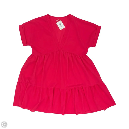 Dress Casual Short By Clothes Mentor In Pink, Size: Xl